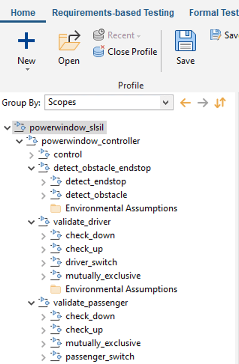 Hierarchical test approach for Simulink, TargetLink, Embedded Coder and hand code