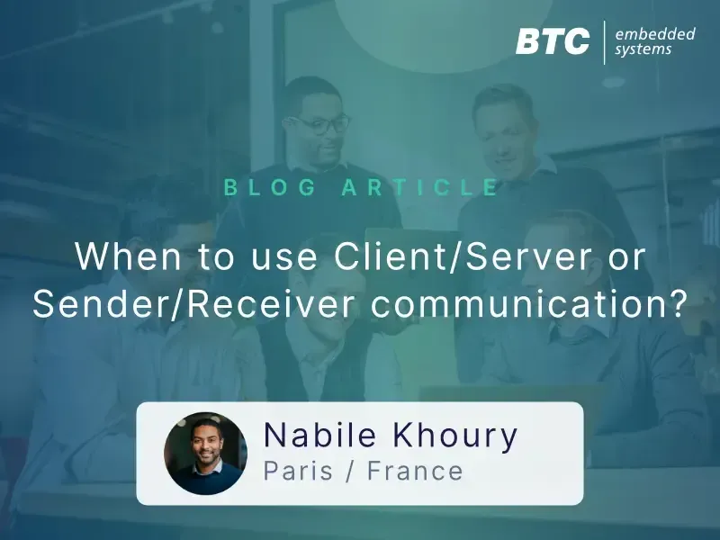 AUTOSAR - When to use Client/Server or Sender/Receiver communication?