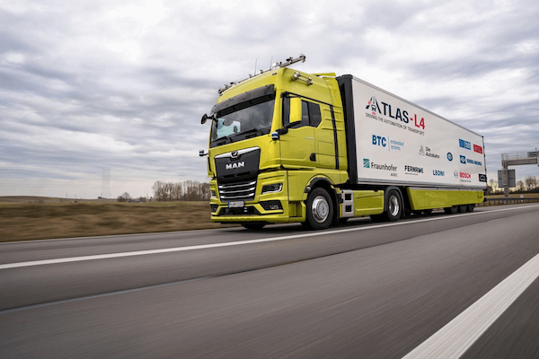 ATLAS-L4: Funding project for autonomous trucks